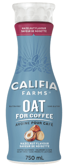 bottle of oat creamer