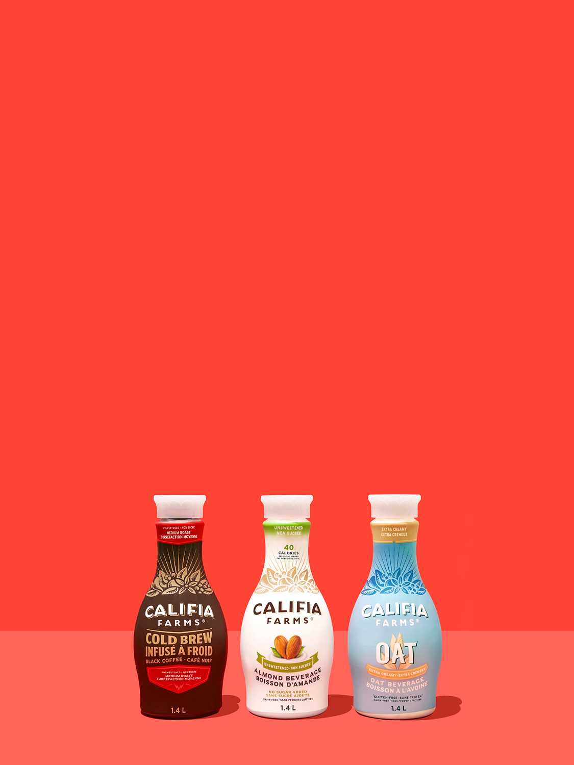 Califia Products on Red